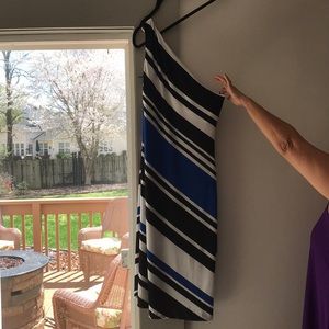 Cache One Shoulder Maxi Dress